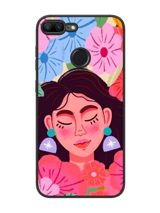 Blooming Serenity Glossy Soft Edge Case for Honor 9 Lite Chachhi