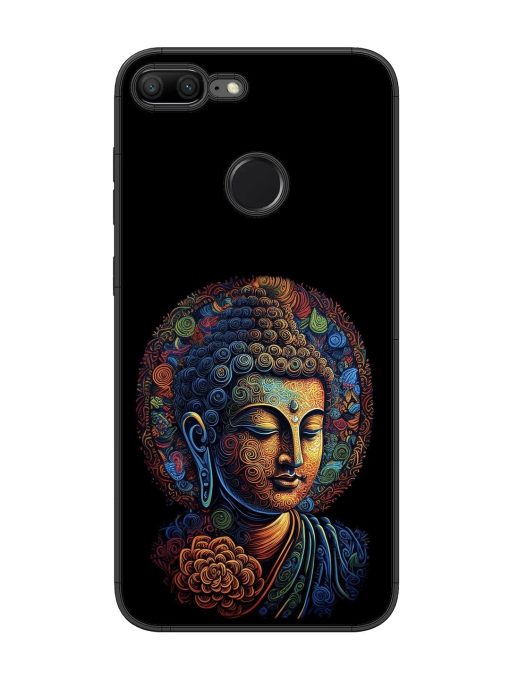 Stained Glass Serenity Glossy Soft Edge Case for Honor 9 Lite Chachhi