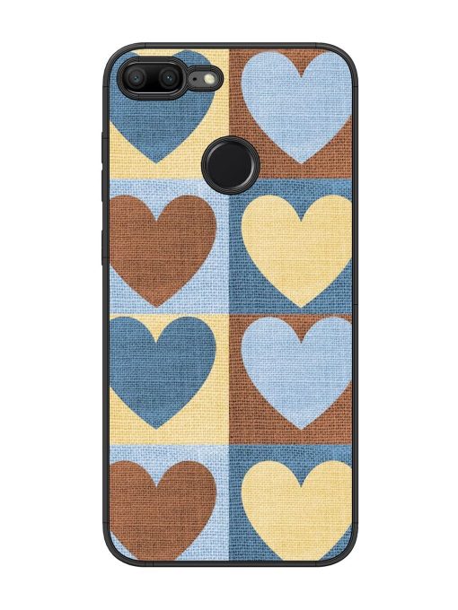 Hearts On Canvas Glossy Soft Edge Case for Honor 9 Lite Chachhi