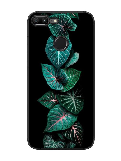 Emerald Elegance Glossy Soft Edge Case for Honor 9 Lite Chachhi