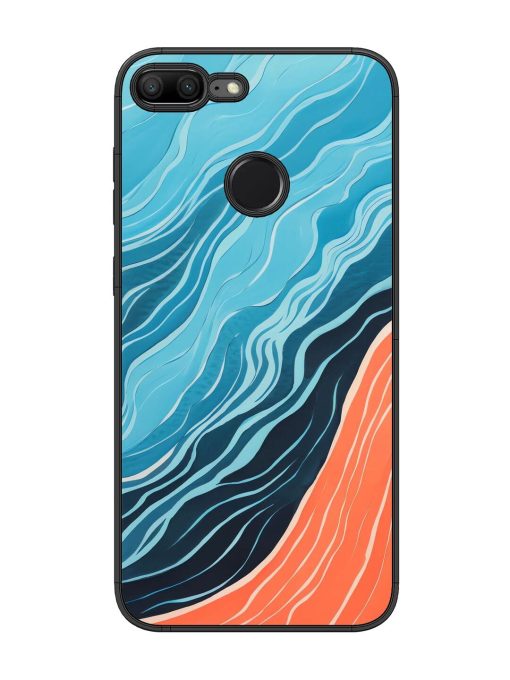 Oceanic Divide Glossy Soft Edge Case for Honor 9 Lite Chachhi