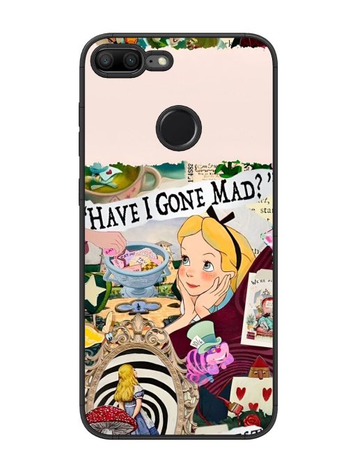 Mad Hatter'S Collage Glossy Soft Edge Case for Honor 9 Lite Chachhi