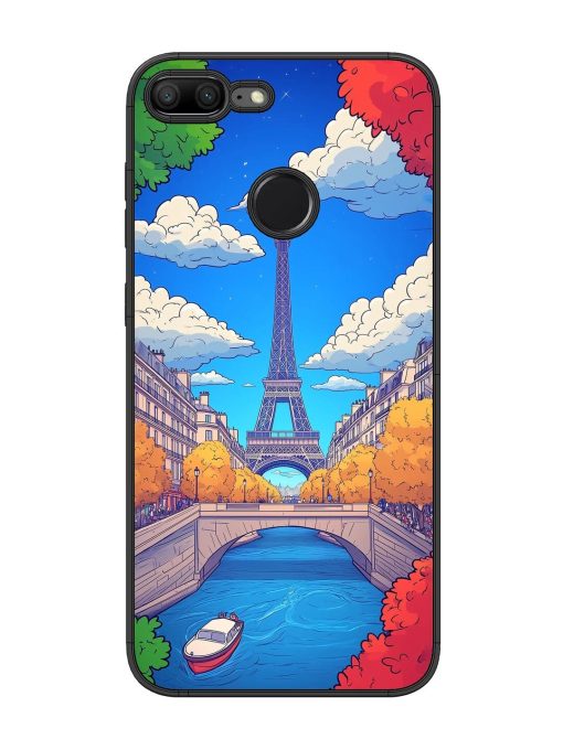 Parisian Panorama Glossy Soft Edge Case for Honor 9 Lite Chachhi