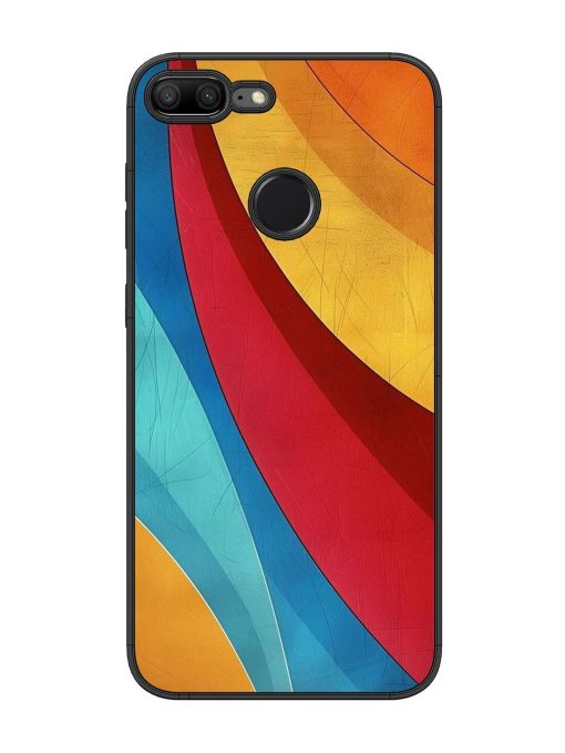 Curving Canvas Glossy Soft Edge Case for Honor 9 Lite Chachhi