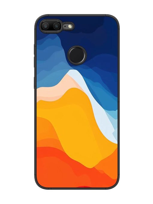 Liquid Landscape Glossy Soft Edge Case for Honor 9 Lite Chachhi