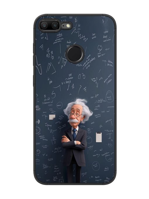 Albert Einstein Glossy Soft Edge Case for Honor 9 Lite Chachhi