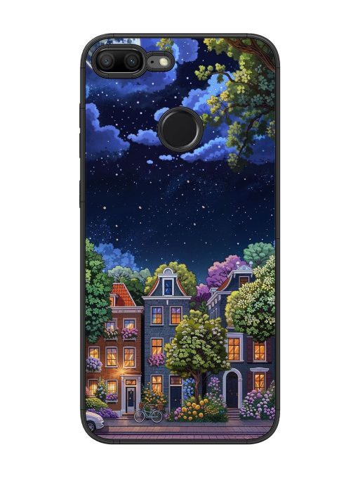 Moonlit Streets Glossy Soft Edge Case for Honor 9 Lite Chachhi