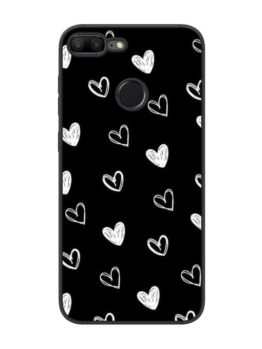 Scattered Hearts Glossy Soft Edge Case for Honor 9 Lite Chachhi