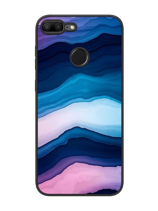 Oceanic Layers Glossy Soft Edge Case for Honor 9 Lite Chachhi