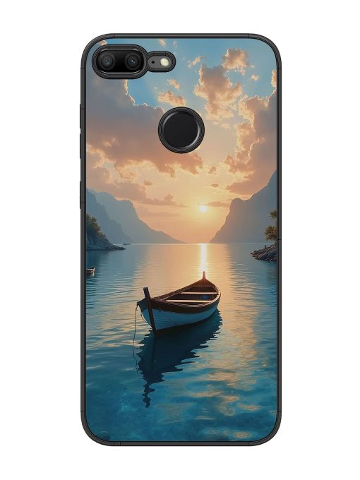 Serene Sunset Glossy Soft Edge Case for Honor 9 Lite Chachhi