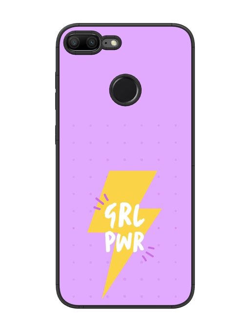 Girl Power Spark Glossy Soft Edge Case for Honor 9 Lite Chachhi