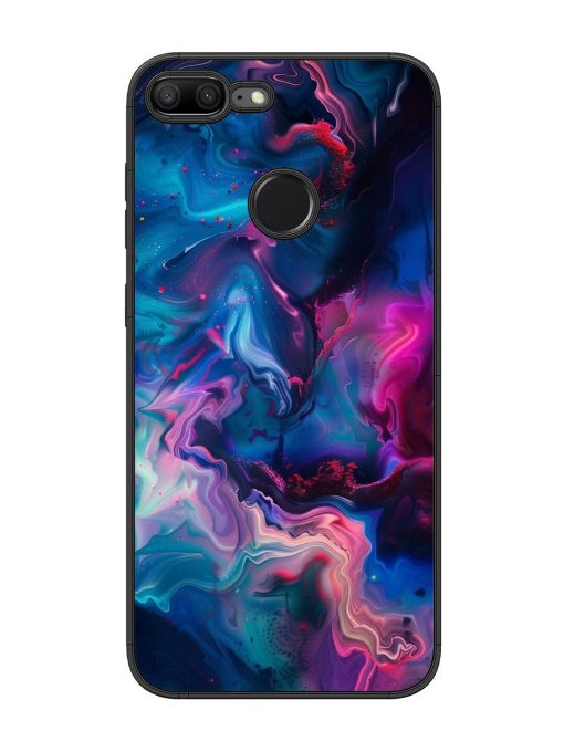 Cosmic Swirl Glossy Soft Edge Case for Honor 9 Lite Chachhi