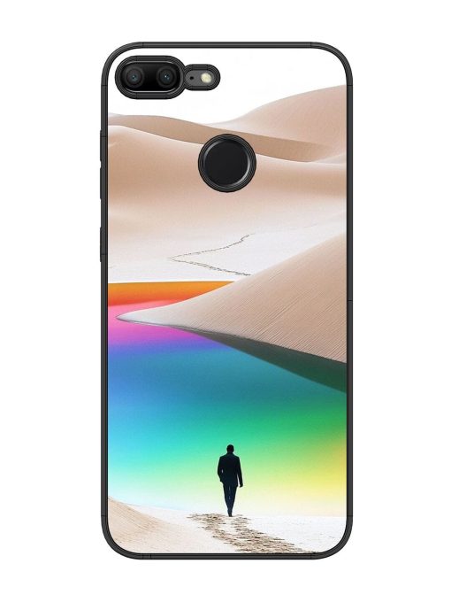 Desert Dreams Glossy Soft Edge Case for Honor 9 Lite Chachhi