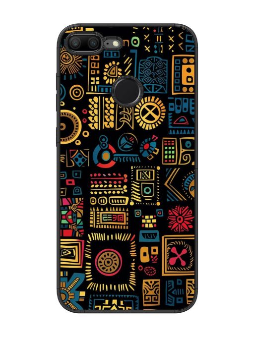 Tribal Tapestry Glossy Soft Edge Case for Honor 9 Lite Chachhi