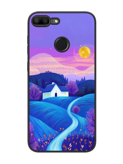 Moonlit Meadow Glossy Soft Edge Case for Honor 9 Lite Chachhi