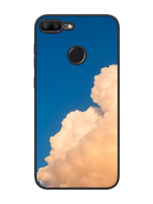 Golden Cloudscape Glossy Soft Edge Case for Honor 9 Lite Chachhi