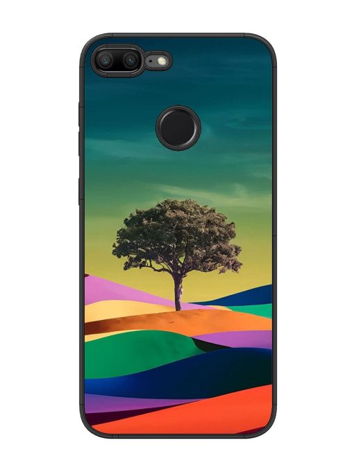 Rainbow'S Lone Sentinel Glossy Soft Edge Case for Honor 9 Lite Chachhi