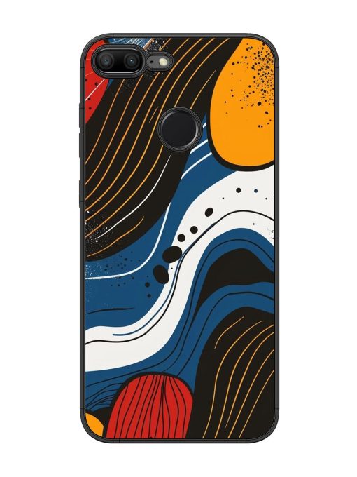 Abstract Expression Glossy Soft Edge Case for Honor 9 Lite Chachhi