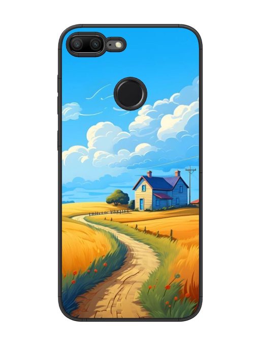 Countryside Cottage Glossy Soft Edge Case for Honor 9 Lite Chachhi