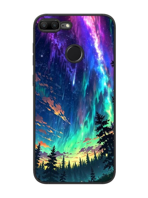 Cosmic Canvas Glossy Soft Edge Case for Honor 9 Lite Chachhi