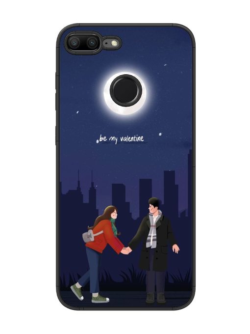 Moonlight Proposal Glossy Soft Edge Case for Honor 9 Lite Chachhi