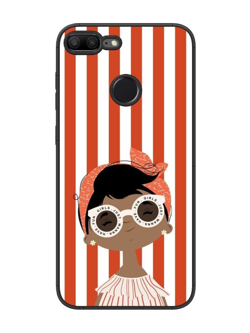 Girls Just Wanna Have Fun Glossy Soft Edge Case for Honor 9 Lite Chachhi