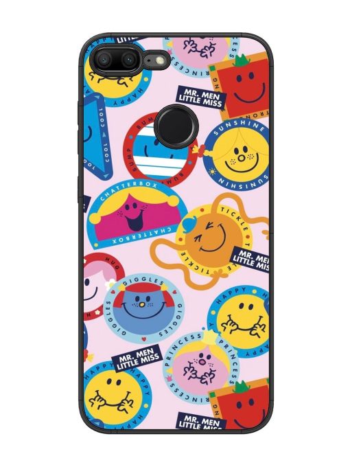 Whimsical Mr. Men & Little Miss Glossy Soft Edge Case for Honor 9 Lite Chachhi