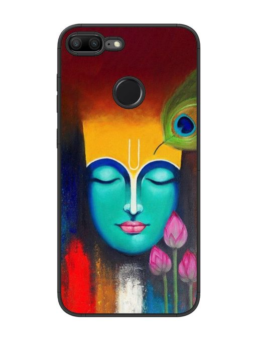 Divine Tranquility: The Face Of Krishna Glossy Soft Edge Case for Honor 9 Lite Chachhi