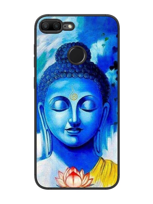 Serene Buddha With Lotus Glossy Soft Edge Case for Honor 9 Lite Chachhi