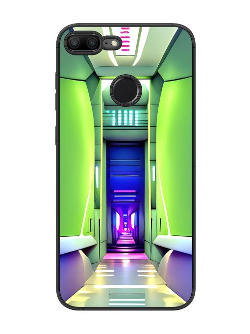 Neon Corridor Glossy Soft Edge Case for Honor 9 Lite Chachhi