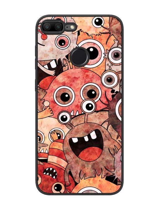 Monster Mash Glossy Soft Edge Case for Honor 9 Lite Chachhi