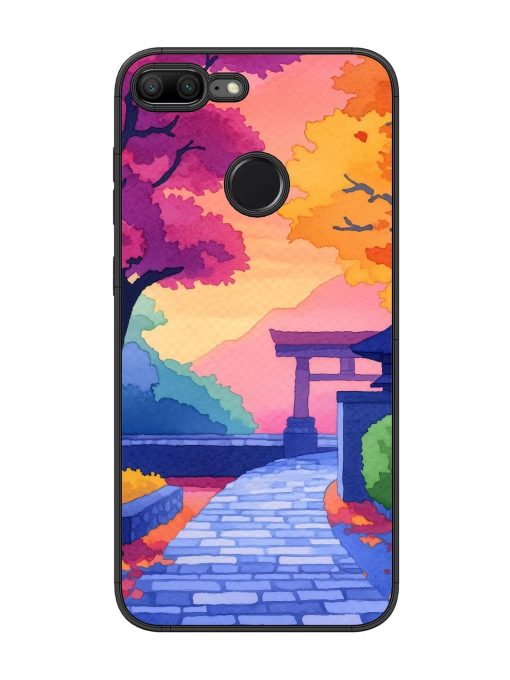 Autumnal Serenity Glossy Soft Edge Case for Honor 9 Lite Chachhi