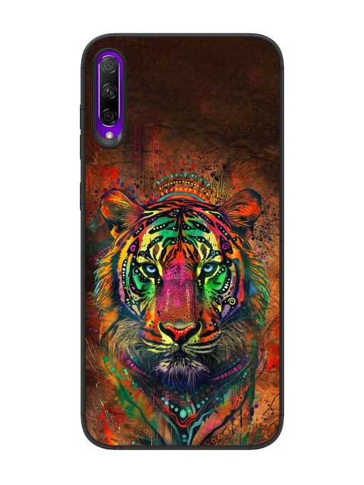 Cosmic Tiger Glossy Soft Edge Case for Honor 9X Pro Chachhi