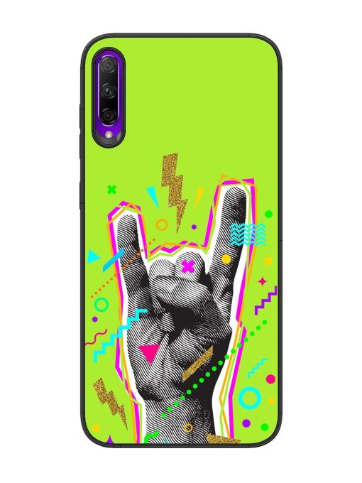 Neon Rock Glossy Soft Edge Case for Honor 9X Pro Chachhi