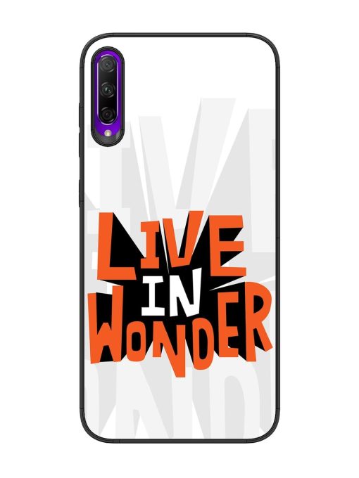 Wonder Burst Glossy Soft Edge Case for Honor 9X Pro Chachhi