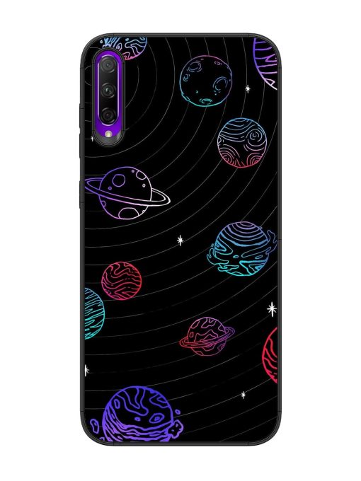 Cosmic Ballet Glossy Soft Edge Case for Honor 9X Pro Chachhi