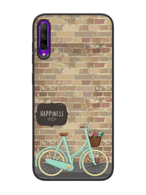 Pedaling Towards Happiness Glossy Soft Edge Case for Honor 9X Pro Chachhi