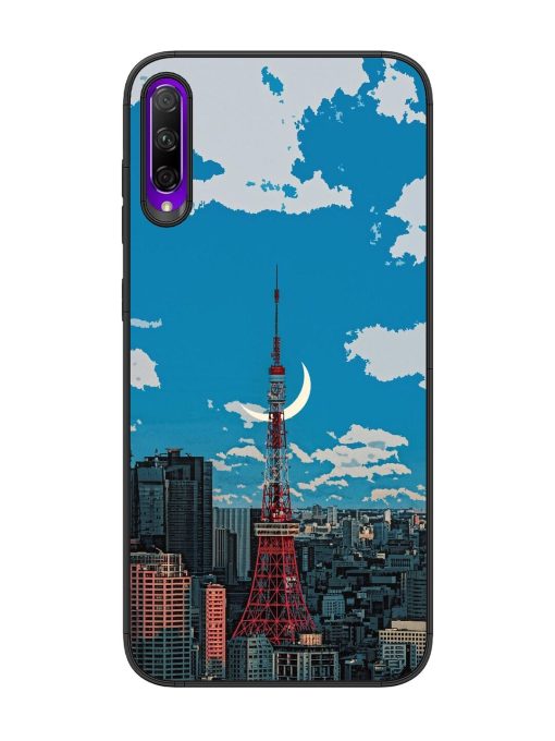 Tokyo Twilight Glossy Soft Edge Case for Honor 9X Pro Chachhi