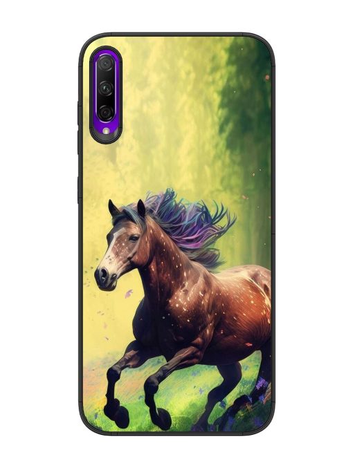 Enchanted Gallop Glossy Soft Edge Case for Honor 9X Pro Chachhi