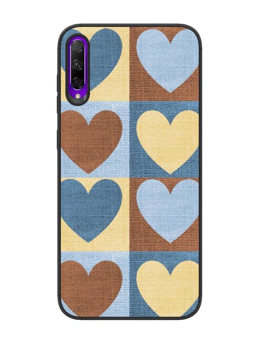 Hearts On Canvas Glossy Soft Edge Case for Honor 9X Pro Chachhi