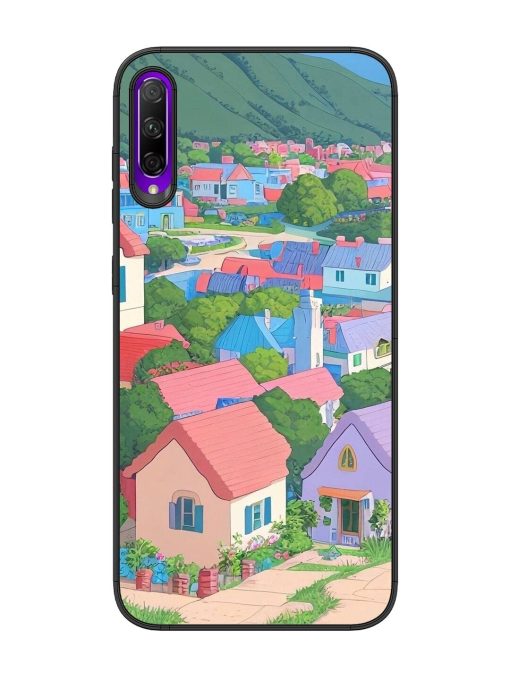 Pastel Paradise Glossy Soft Edge Case for Honor 9X Pro Chachhi