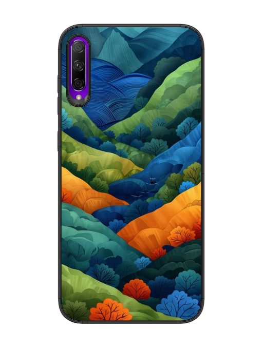 Serene Summits Glossy Soft Edge Case for Honor 9X Pro Chachhi