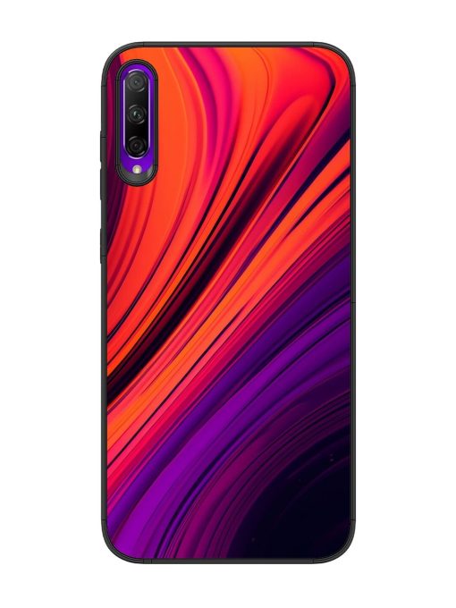 Crimson Curls Glossy Soft Edge Case for Honor 9X Pro Chachhi