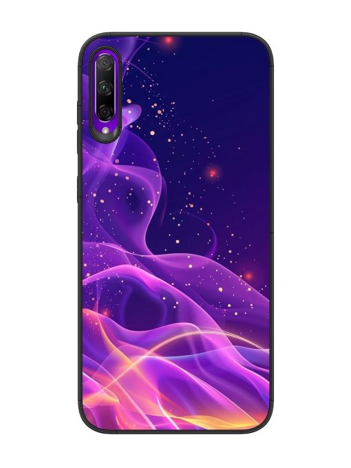 Cosmic Currents Glossy Soft Edge Case for Honor 9X Pro Chachhi