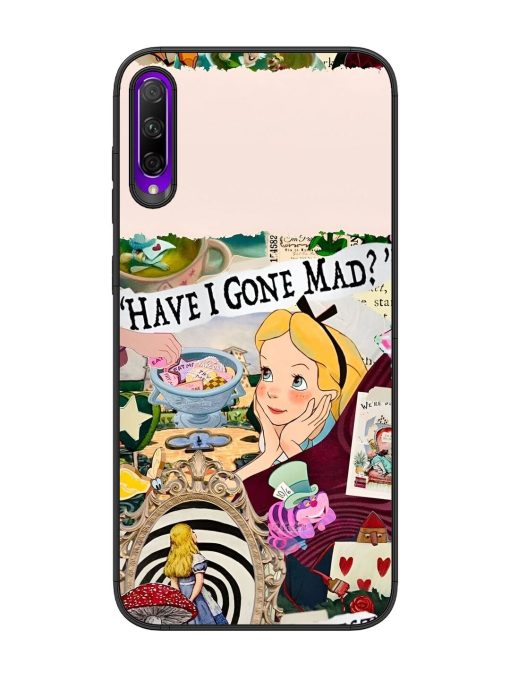 Mad Hatter'S Collage Glossy Soft Edge Case for Honor 9X Pro Chachhi