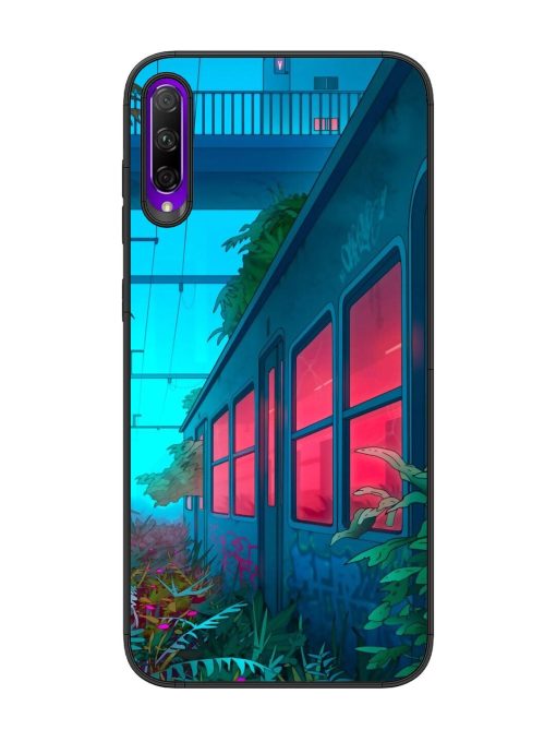 Urban Jungle Glossy Soft Edge Case for Honor 9X Pro Chachhi