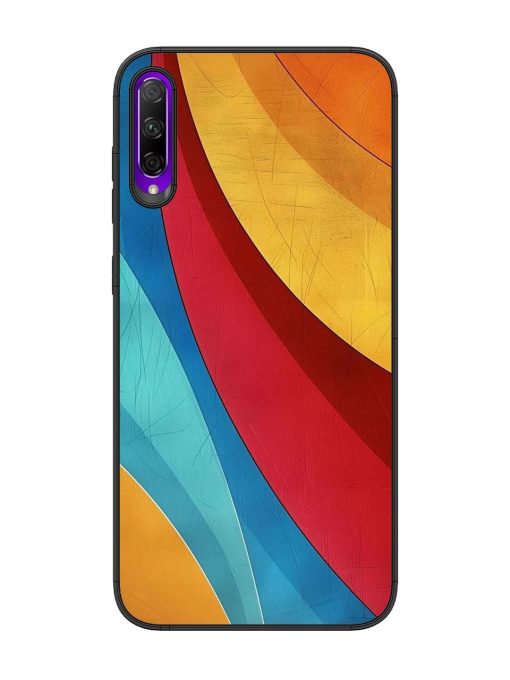 Curving Canvas Glossy Soft Edge Case for Honor 9X Pro Chachhi