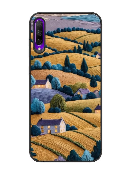 Rolling Hilltop Haven Glossy Soft Edge Case for Honor 9X Pro Chachhi