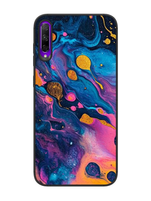 Cosmic Swirl Glossy Soft Edge Case for Honor 9X Pro Chachhi