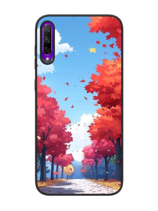 Autumn'S Embrace Glossy Soft Edge Case for Honor 9X Pro Chachhi